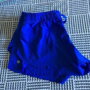 Lululemon laser cut shorts size 6